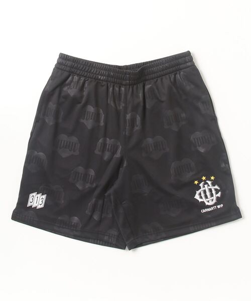 Carhartt WIP(カーハートダブリューアイピー)の「HARTT’S FOOTBALL SHORT(その他パンツ・メンズ・ブラック/ライトブルー/バーガンディー・MEDIUM/LARGE/X-LARGE/SMALL)」の2枚目の写真