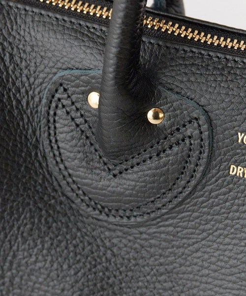 YOUNG & OLSEN/ヤングアンドオルセン EMBOSSED LEATHER D BOSTON