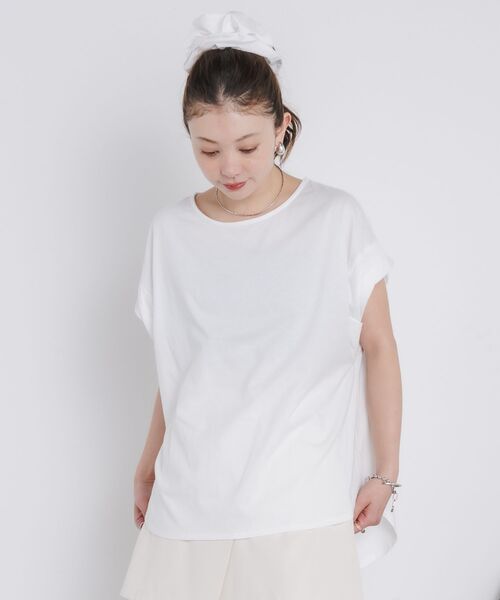 kivi（キヴィ）の「embroidery BIG TEE（Tシャツ/カットソー・レディース・ブラック/オフホワイト・FREE）」の12枚目の写真