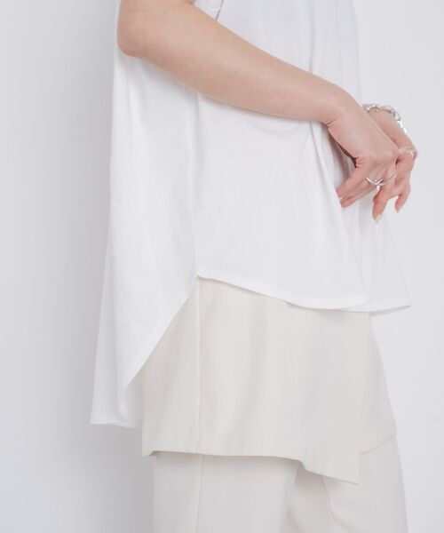 kivi（キヴィ）の「embroidery BIG TEE（Tシャツ/カットソー・レディース・ブラック/オフホワイト・FREE）」の18枚目の写真