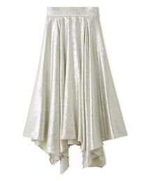 新品未使用　FURFUR(ファーファー）メタリックギャザースカート シルバー FURFUR（ファーファー）のファッション通販 - ZOZOTOWN（カラー