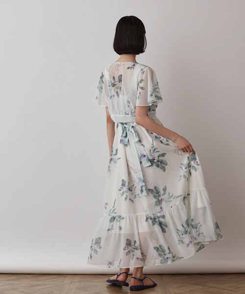 Diagram(ダイアグラム)の「プリントセパレートワンピース(ワンピース・レディース・キナリ/パープル/ブラウン・36/38)」の21枚目の写真