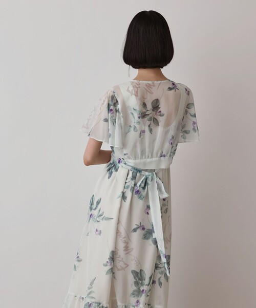 Diagram(ダイアグラム)の「プリントセパレートワンピース(ワンピース・レディース・キナリ/パープル/ブラウン・36/38)」の20枚目の写真