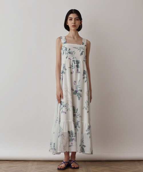 Diagram(ダイアグラム)の「プリントセパレートワンピース(ワンピース・レディース・キナリ/パープル/ブラウン・36/38)」の17枚目の写真