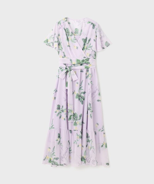 Diagram(ダイアグラム)の「プリントセパレートワンピース(ワンピース・レディース・キナリ/パープル/ブラウン・36/38)」の6枚目の写真