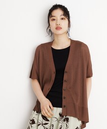 THE SHOP TK  | ポンチョカーディガン【洗える/体型カバー】(カーディガン/ボレロ)