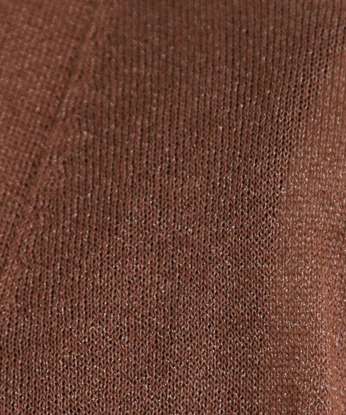 THE SHOP TK （ザ ショップ ティーケー ）の「ポンチョカーディガン【洗える/体型カバー】（カーディガン/ボレロ・レディース・ナチュラル/ブラック/ダークブラウン・99）」の10枚目の写真