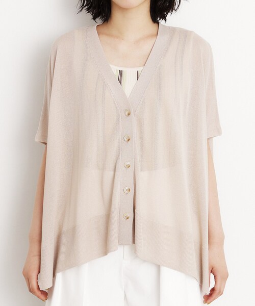 THE SHOP TK （ザ ショップ ティーケー ）の「ポンチョカーディガン【洗える/体型カバー】（カーディガン/ボレロ・レディース・ナチュラル/ブラック/ダークブラウン・99）」の15枚目の写真