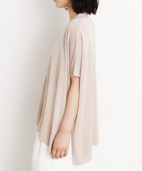 THE SHOP TK （ザ ショップ ティーケー ）の「ポンチョカーディガン【洗える/体型カバー】（カーディガン/ボレロ・レディース・ナチュラル/ブラック/ダークブラウン・99）」の16枚目の写真