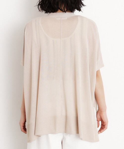 THE SHOP TK （ザ ショップ ティーケー ）の「ポンチョカーディガン【洗える/体型カバー】（カーディガン/ボレロ・レディース・ナチュラル/ブラック/ダークブラウン・99）」の17枚目の写真