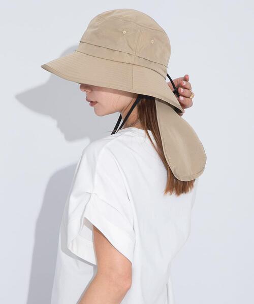 URBAN RESEARCH Sonny Label（アーバンリサーチサニーレーベル）の「UVカットサンシェードバケットハット（ハット・メンズ・ベージュ/ブラック/ベージュ系その他・ONE）」の3枚目の写真