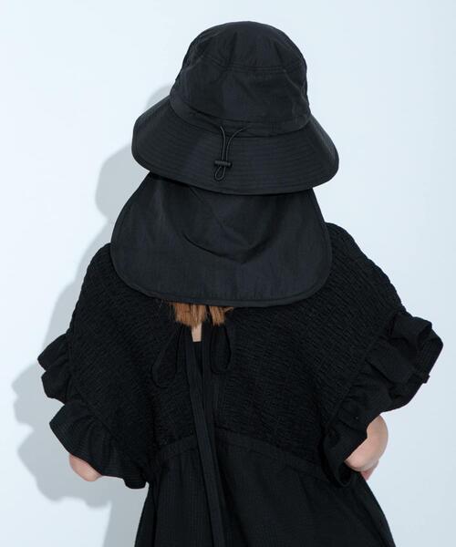 URBAN RESEARCH Sonny Label（アーバンリサーチサニーレーベル）の「UVカットサンシェードバケットハット（ハット・メンズ・ベージュ/ブラック/ベージュ系その他・ONE）」の20枚目の写真