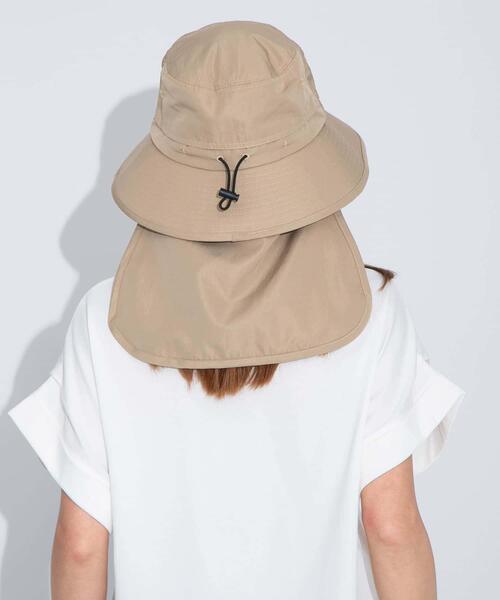 URBAN RESEARCH Sonny Label（アーバンリサーチサニーレーベル）の「UVカットサンシェードバケットハット（ハット・メンズ・ベージュ/ブラック/ベージュ系その他・ONE）」の8枚目の写真