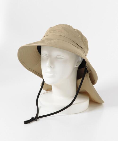 URBAN RESEARCH Sonny Label（アーバンリサーチサニーレーベル）の「UVカットサンシェードバケットハット（ハット・メンズ・ベージュ/ブラック/ベージュ系その他・ONE）」の5枚目の写真