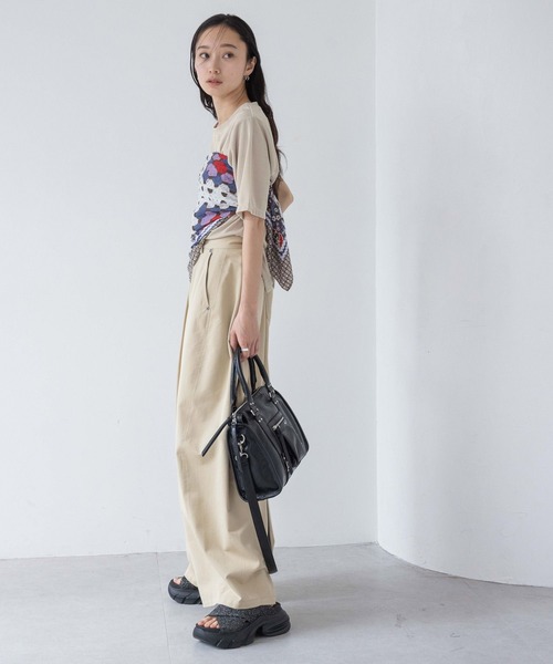 JEANASIS（ジーナシス）の「オオバンガラスカーフ/497073（バンダナ/スカーフ・レディース・グリーン系その他/レッド系その他・FREE）」の10枚目の写真