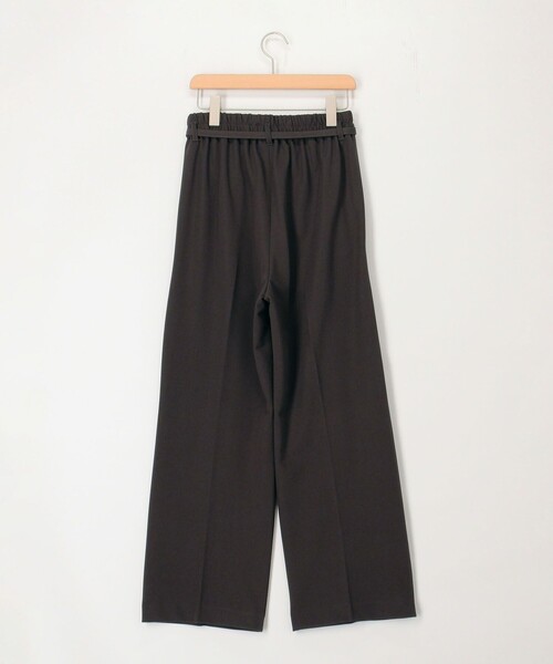 MICO COULIER（ミコクリエ）の「ソフト＆ドライタッチベルテッドパンツ（その他パンツ・レディース・チャコールグレー/キナリ・36/38）」の22枚目の写真