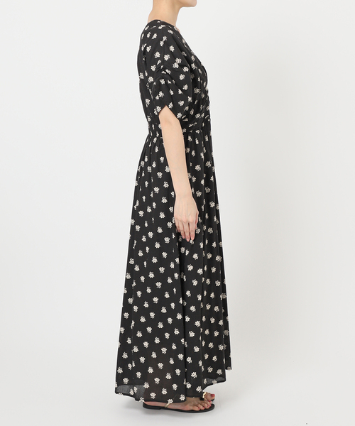 NE QUITTEZ PAS!（ヌキテパ）の「ne Quittez pas / ヌキテパ WAIST GATHER DRESS（ワンピース・レディース・ラベンダー/ブラック系その他・MEDIUM）」の10枚目の写真
