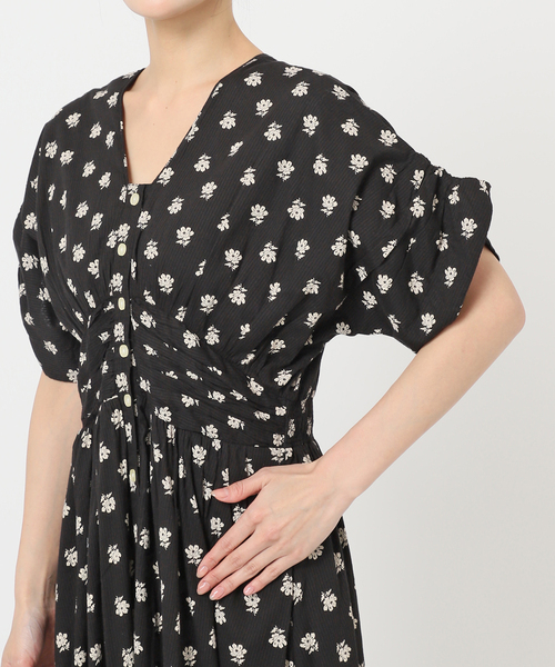 NE QUITTEZ PAS!（ヌキテパ）の「ne Quittez pas / ヌキテパ WAIST GATHER DRESS（ワンピース・レディース・ラベンダー/ブラック系その他・MEDIUM）」の11枚目の写真