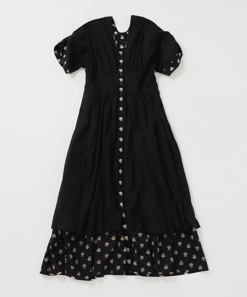 ne Quittez pas / ヌキテパ WAIST GATHER DRESS（ワンピース