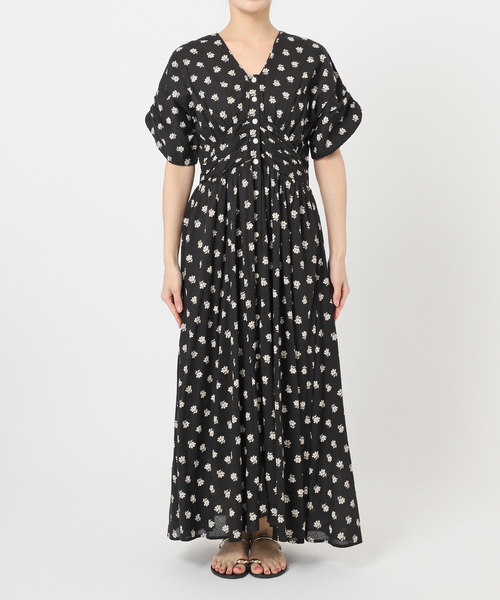 NE QUITTEZ PAS!（ヌキテパ）の「ne Quittez pas / ヌキテパ WAIST GATHER DRESS（ワンピース・レディース・ラベンダー/ブラック系その他・MEDIUM）」の16枚目の写真