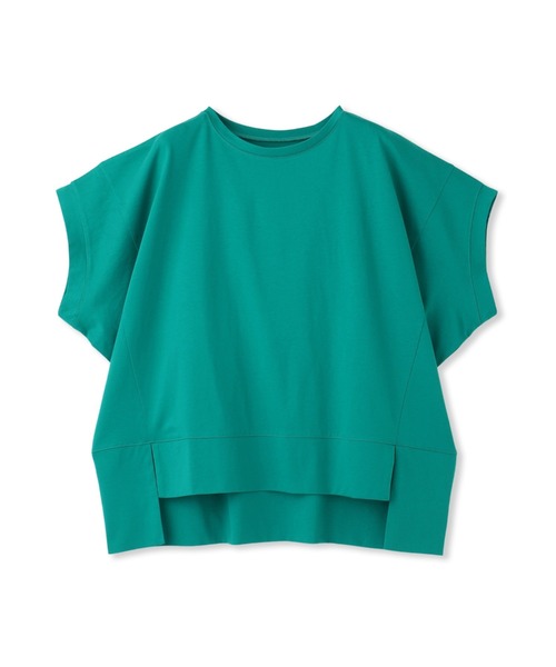 LAUTREAMONT(ロートレアモン)の「ラウンドヘムフライスカットソー≪手洗い可能≫(Tシャツ/カットソー・レディース・チャコールグレー/ブラック/ホワイト/ブルー/オレンジ/ブラウン/グリーン・9号)」の6枚目の写真
