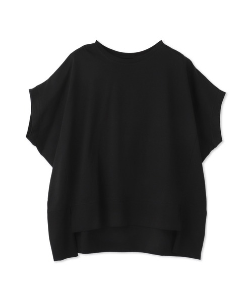 LAUTREAMONT(ロートレアモン)の「ラウンドヘムフライスカットソー≪手洗い可能≫(Tシャツ/カットソー・レディース・チャコールグレー/ブラック/ホワイト/ブルー/オレンジ/ブラウン/グリーン・9号)」の3枚目の写真