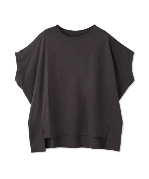 LAUTREAMONT(ロートレアモン)の「ラウンドヘムフライスカットソー≪手洗い可能≫(Tシャツ/カットソー・レディース・チャコールグレー/ブラック/ホワイト/ブルー/オレンジ/ブラウン/グリーン・9号)」の20枚目の写真