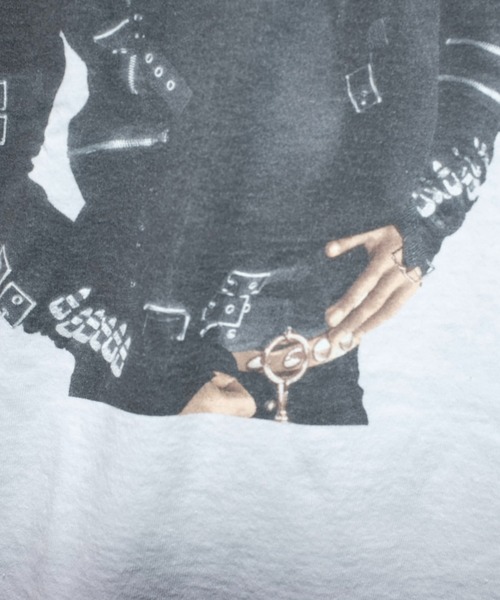 THRIFTY LOOK(スリフティールック)の「THRIFTY LOOK スリフティルック / THRIFTY"MJ BAD"TEE マイケルジャクソン(Tシャツ/カットソー・メンズ・ホワイト/ブラック/ブラック系1・MEDIUM/X-LARGE/LARGE)」の7枚目の写真