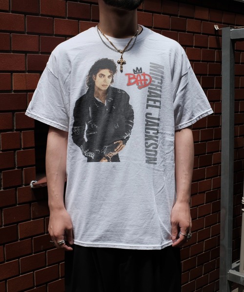 THRIFTY LOOK(スリフティールック)の「THRIFTY LOOK スリフティルック / THRIFTY"MJ BAD"TEE マイケルジャクソン(Tシャツ/カットソー・メンズ・ホワイト/ブラック/ブラック系1・MEDIUM/X-LARGE/LARGE)」の13枚目の写真