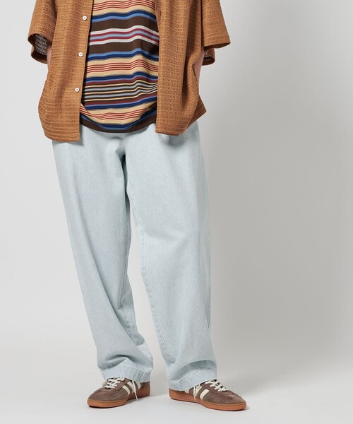 CITEN（シテン）の「＜CITEN＞デニムナップパンツ（デニムパンツ・メンズ・ライトブルー/コバルトブルー・S/L/M）」の2枚目の写真