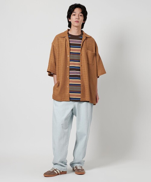 CITEN（シテン）の「＜CITEN＞デニムナップパンツ（デニムパンツ・メンズ・ライトブルー/コバルトブルー・S/L/M）」の3枚目の写真