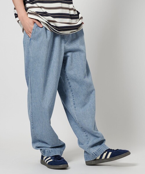 CITEN（シテン）の「＜CITEN＞デニムナップパンツ（デニムパンツ・メンズ・ライトブルー/コバルトブルー・S/L/M）」の4枚目の写真