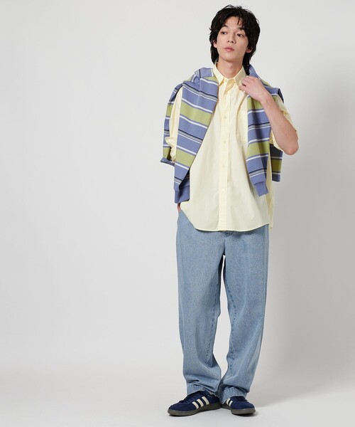 CITEN（シテン）の「＜CITEN＞デニムナップパンツ（デニムパンツ・メンズ・ライトブルー/コバルトブルー・S/L/M）」の6枚目の写真