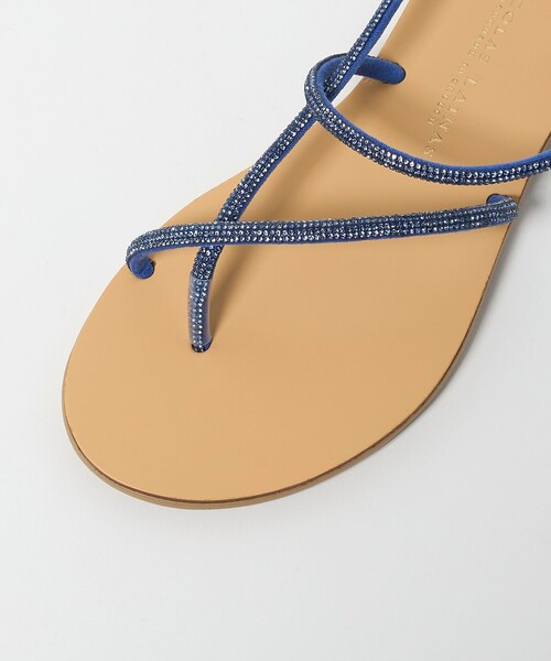 セール】＜NICOLAS LAINAS＞LHINESTONE SANDALS/サンダル