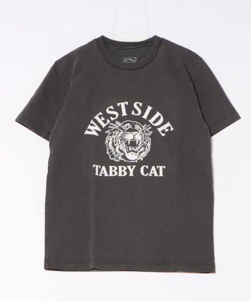 MIXTA(ミクスタ)】TABBY CAT CREWNECK T-SHIRTS/クルーネックT