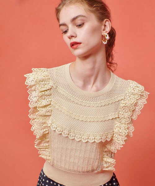 LOULOU WILLOUGHBY（ルルウィルビー）の「【LOULOU WILLOUGHBY】レース