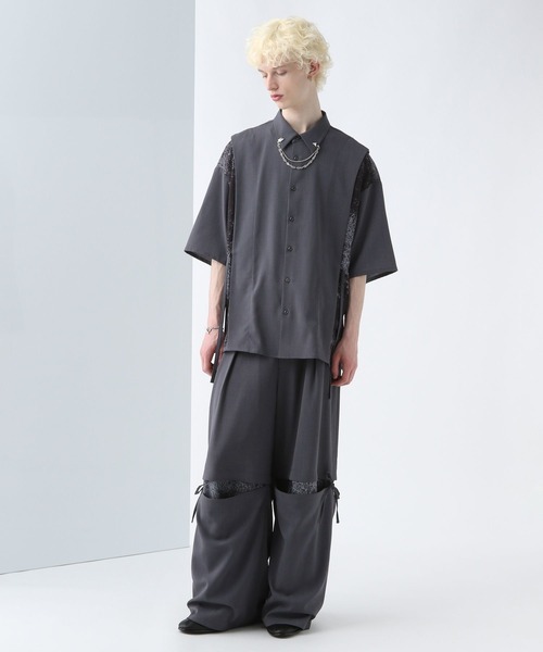 HARE ムスビレイヤードパンツ YUMA TAKAHASHI×HARE SET UP対応】ムスビレイヤードパンツ(HARE