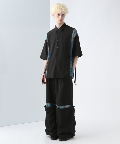 HARE（ハレ）の「【YUMA TAKAHASHI×HARE SET UP対応】ムスビレイヤードパンツ(HARE)（スラックス・メンズ・グレー系その他/ブラック系その他・FREE）」の10枚目の写真