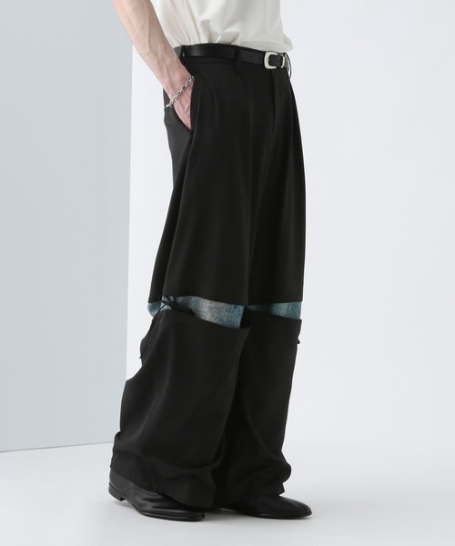 HARE（ハレ）の「【YUMA TAKAHASHI×HARE SET UP対応】ムスビレイヤードパンツ(HARE)（スラックス・メンズ・グレー系その他/ブラック系その他・FREE）」の16枚目の写真