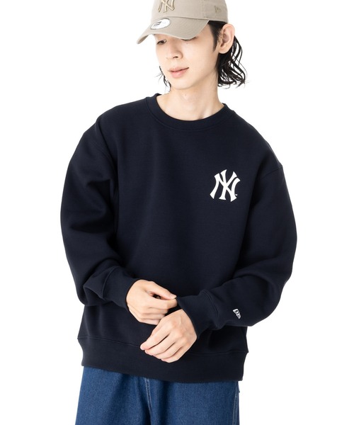 NEW ERA(ニューエラ)の「ニューエラ オーバーサイズトレーナー 中津川吾郎コラボ コットン(スウェット・メンズ・ネイビー・XXL/XL/L/M/S)」の3枚目の写真
