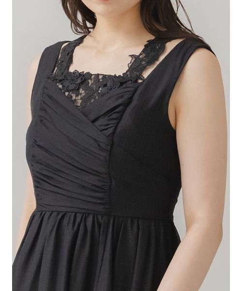 セール】デコルテレースワンピース（ワンピース）｜SNIDEL