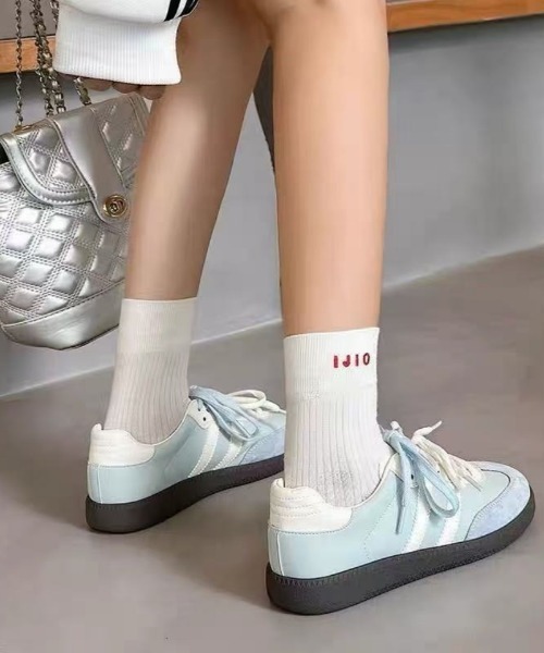 Ritzy(リッツィー)の「2本紐バイカラーカラー ダブルライン スニーカー(スニーカー・レディース・レッド/ブルー/ホワイト・23/23.5/24/24.5/25)」の15枚目の写真