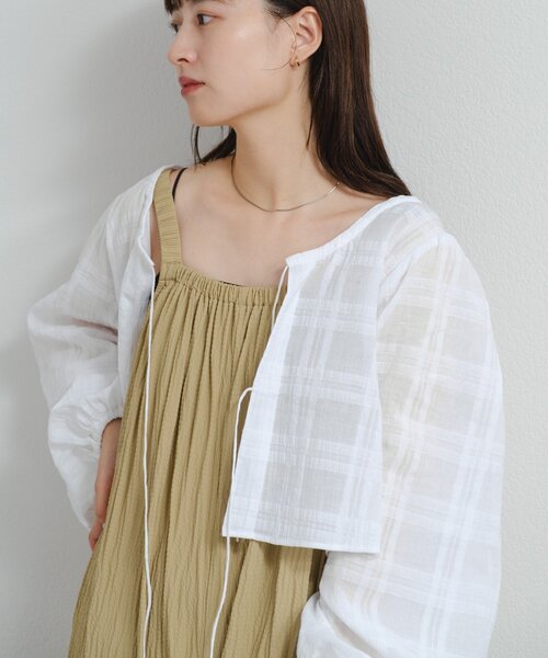 Kastane▽今季新品チェックブラウス 新色追加/S.Mサイズ展開】チェックギャザーシャツ | Kastane(カスタネ