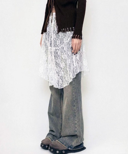 未使用 タグ付 フォクシー 花柄 フラワー刺繍 チュール レーススカートブラック 未使用 タグ付 フォクシー 花柄 フラワー刺繍 チュール レース