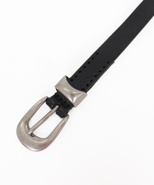 Magine（マージン）の「mko12994-Minimal Leather Belt レザーベルト（ベルト・メンズ・ブラウン/ブラック・FREE）」の6枚目の写真