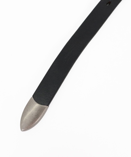 Magine（マージン）の「mko12994-Minimal Leather Belt レザーベルト（ベルト・メンズ・ブラウン/ブラック・FREE）」の5枚目の写真