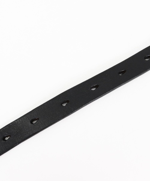 Magine（マージン）の「mko12994-Minimal Leather Belt レザーベルト（ベルト・メンズ・ブラウン/ブラック・FREE）」の4枚目の写真