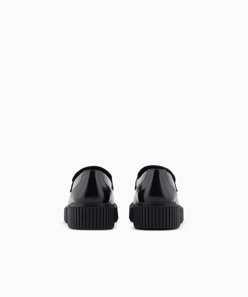 アンソーン ローファー ARMANI EXCHANGE (アルマーニ エクスチェンジ) AXロゴ チャンキー