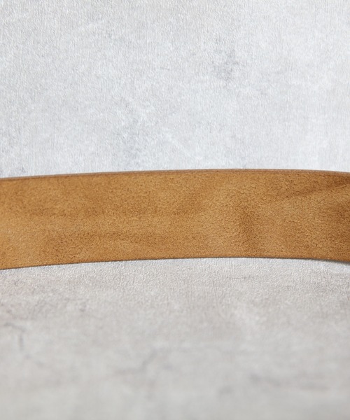 ８(eight)（エイト）の「ITALY LEATHER 40ｍｍオーバルバックルレザーベルト（ベルト・メンズ・ブラック/ブラウン・FREE）」の5枚目の写真