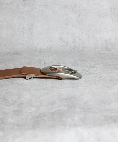 ８(eight)（エイト）の「ITALY LEATHER 40ｍｍオーバルバックルレザーベルト（ベルト・メンズ・ブラック/ブラウン・FREE）」の9枚目の写真